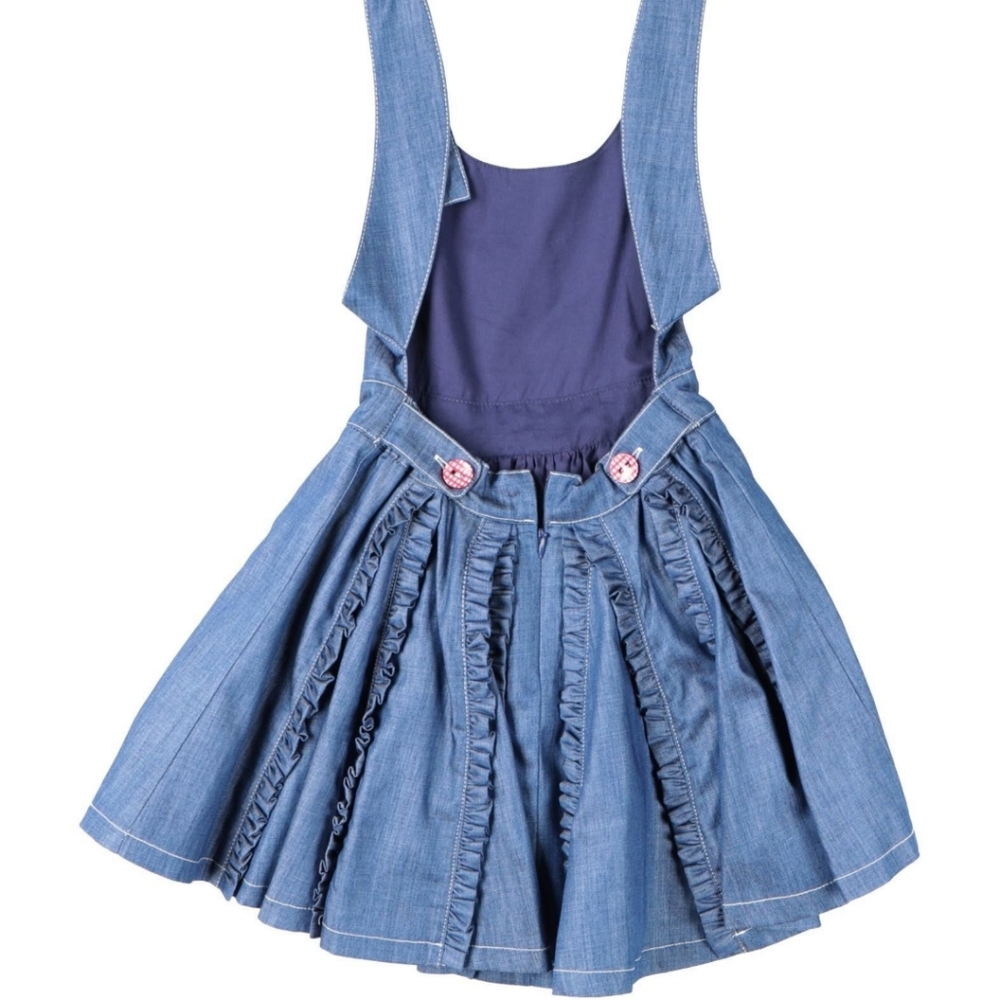 Overall jeans skirt